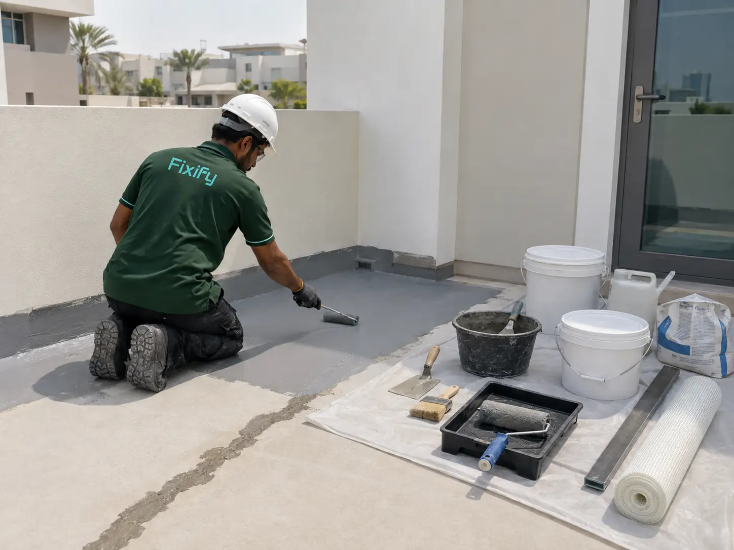 Fixify technician completing maintenance work
