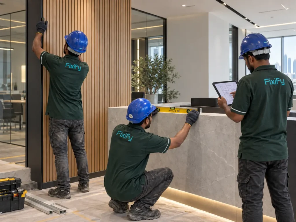 Three Fixify Technicians Complete a Modern Fit-Out